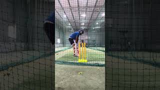 Batting practice with bowling machine 🔥🏏🏏 cricket batsman [upl. by Braswell]