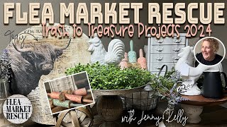 NEW THRIFT FLIP FINDS MAKEOVER TRASH TO TREASURE PROJECTS 2024 [upl. by Esdras620]