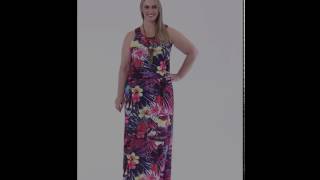 Vestido Longo Tropical Plus Size  Marguerite  Posthaus [upl. by Avigdor]