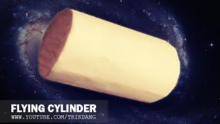 How to make a paper airplane  Cool paper plane that actually flies  Cylinder [upl. by Nryhtak]