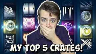 TOP 5 BEST ROCKET LEAGUE CRATE OPENINGS DECEMBER  PAINTED EXOTICS AND MYSTERY UNIVERSAL DECALS [upl. by Port]