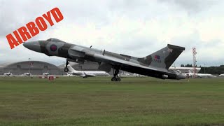 Avro Vulcan Farnborough 2012 quotThe Spirit of Great Britainquot [upl. by Micah101]