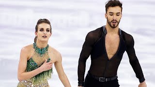 Gabriella Papadakis Cries After Breaking World Record at Winter Olympics 2018 [upl. by Ettenhoj550]