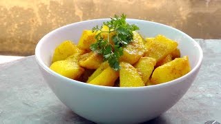 Burmesisches Kartoffel Curry  Aloo Hin  Vegan Vegetarisches Rezept [upl. by Yelehsa261]