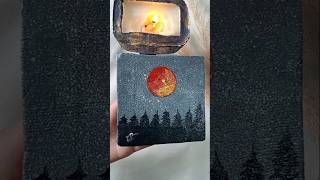 Mini Canvas paintingpainting art shortvideo shortviral shorts [upl. by Weathers]