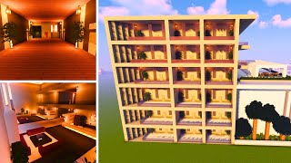 Minecraft Huge Hotel Tutorial  Minecraft Tutorial  Part 2  MMT [upl. by Alvar]