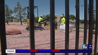 Las Vegas valley workers protecting themselves as temperature rise [upl. by Zumwalt389]