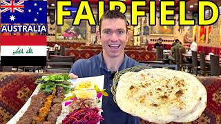 Trying IRAQI FOOD for the first time  Fairfield Food Tour [upl. by Laurianne17]