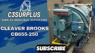 250 HP Cleaver Brooks 150 PSI Firetube Boiler 1971 Model CB655250 [upl. by Ibor]