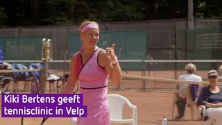 Kiki Bertens komt in Velp oude belofte na [upl. by Nojel]