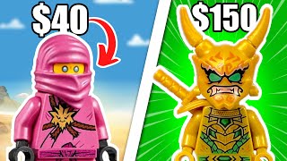 Most EXPENSIVE LEGO Ninjago Minifigures from EVERY Season Part 3 [upl. by Akel838]