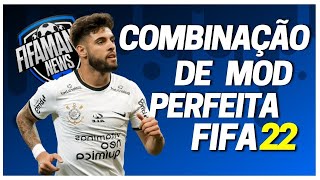 A COMBINAÇÃO DE MOD PERFEITA PARA O FIFA 22  PATCH FIFAMANIA 22 V6  FIFERS REALISM MOD [upl. by Strephon]