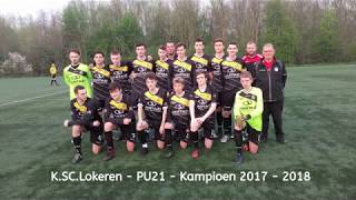 KSCLokeren  PU21 Lembeke  13 april 2018 [upl. by Aicilav768]