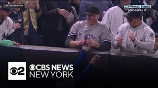 Fans sound off on egregious fan interference during Game 4 at Yankee Stadium [upl. by Akierdna243]