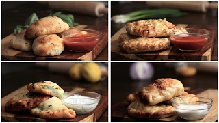 Mini Calzones 4 Ways [upl. by Ynamreg299]