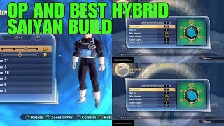 Dragon ball xenoverse 2 BEST AND MOST OP SAIYAN BUILDSHybrid [upl. by Idnic]