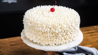 How to Make the BEST Vegan Vanilla Cake [upl. by Adimra786]