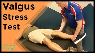 Valgus Stress Test for MCL Injuries [upl. by Yrhcaz]