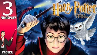 Harry Potter Ea Pedra FilosofalPC Parte 3 [upl. by Ronna]