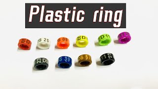 2024 bird bands  bird ring  Plastic rings EE RingsPoultry ring [upl. by Aynod169]