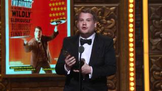 Acceptance Speech James Corden 2012 [upl. by Trauner298]