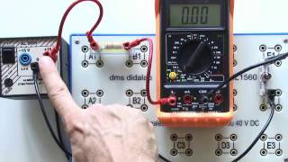 circuit en régime continu  I2 mesure et sens conventionnel du courant [upl. by Maxia]