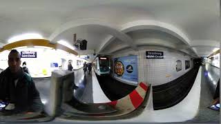 360 Virtual Reality VR Video Paris Metro Strasbourg St Denis [upl. by Archie]