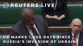 LIVE UK House of Commons as Ukraine marks 1000 days since Russias invasion [upl. by Yzus]