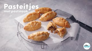 Pasteitjes van bladerdeeg met gehakt en pastinaak  Recept  Allerhande [upl. by Gyasi]