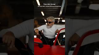 Thala Ajith Racing in Dubai Live  Billa Theme thalaajith akracing racing dubai [upl. by Saphra]