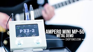 Hotone Ampero Mini MP50  Metal Demo [upl. by Atoiganap]