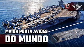 O Maior Porta aviões do Mundo é NUCLEAR ☢️ conheça o USS Gerald R Ford [upl. by Adnolohs]