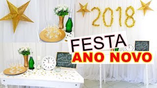 Decoração de FESTA de ANO NOVO Ideias para 2022 [upl. by Naitsabes149]