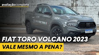 Avaliação Fiat Toro Volcano 2023 pickup a preço de Corolla e SUVs Vale a pena Consumo e mais [upl. by Anitsuga601]