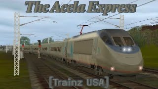 The Acela Express Trainz USA 🇺🇲 [upl. by Norb]