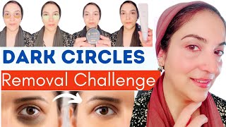 Dark Circles Removal Challenge How To Remove Under Eye Dark Circle And Eye Wrinkles [upl. by Erdeid]