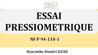 Géotechnique Essai préssiométrique  Comment interpréter L essai pressiométrique NF P 941101 [upl. by Fanning]