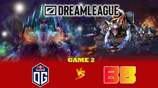 OG VS Betboom BO3  GAME 2  DreamLeague S22  Fase de Grupos 2 [upl. by Delila127]