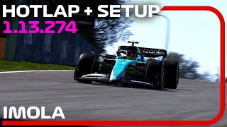 F1 23 IMOLA Hotlap  Setup 113274 89 th Worldwide Ranking 💪 [upl. by Ylrahc992]