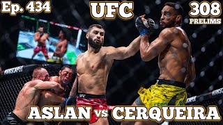 Ep 434  UFC 308 Prelims Aslan vs Cerqueira  Neal vs Dos Anjos  Rebecki vs Orolbai  Magomedov [upl. by Aniretac]