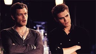 The Vampire Diaries All Klaus and Stefan Scenes Together HD [upl. by Jacquelin]