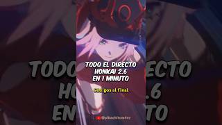 CÓDIGOS RESUMEN HONKAI 26 en 1 MINUTO 🔥 rappa honkai hsr codigos directo livestream [upl. by Annaj]