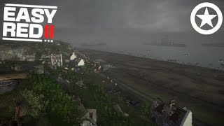 DDay Omaha Beach  No Commentary  Easy Red 2 [upl. by Einitsed]