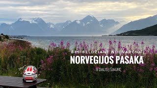 Į ŠIAURĘ Nordkapp 9 dalis Besibeldžiant nuovargiui Norvegijos pasakoje [upl. by Eneryc]