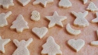 Ausstechplätzchen selber machen  Butterkekse Rezept [upl. by Bandler]