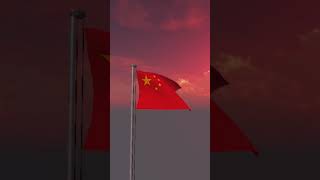 China national anthem and flag [upl. by Jehovah327]