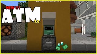 ATM Tutorial  Minecraft PE Pocket Edition MCPE  Compact and Easy to Build [upl. by Sina]