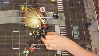 Heroclix Match 1  How to play Heroclix  Gameplay [upl. by Najram]