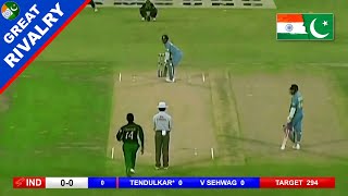 Greatest rivalry India V Pakistan highlights  What a fantastic match [upl. by Mezoff]