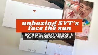 ✨ a belated unboxing of SEVENTEEN’s Face The Sun carat kit Ray version of photobook ✨ [upl. by Anyala]